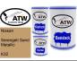 Preview: Nissan, Serengeti Sand Metallic, K32: 500ml Lackdose + 500ml Klarlack + 250ml Härter - Set, von ATW Autoteile West.